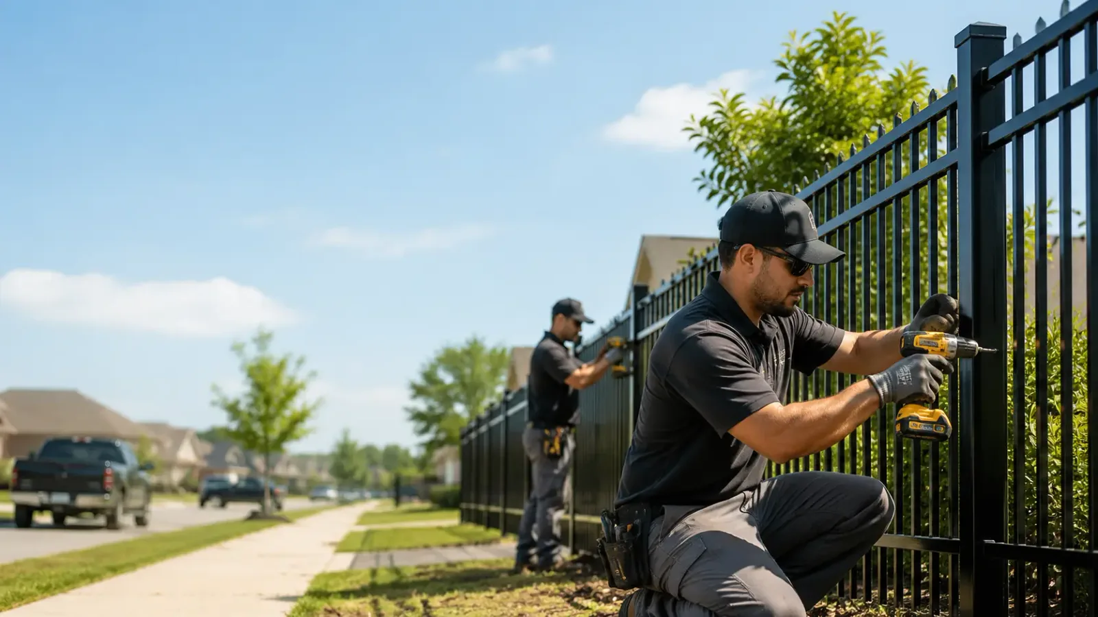 Metal Fence Installation in Parker City, IN